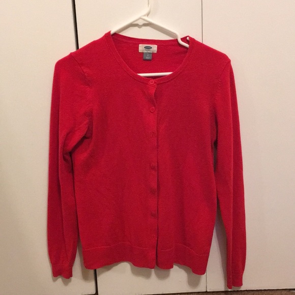 Old Navy Sweaters - Old Navy Red Cardigan